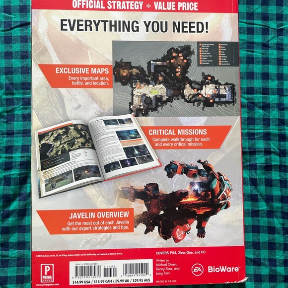 Anthem official game guide by prima - Picture 2 of 2